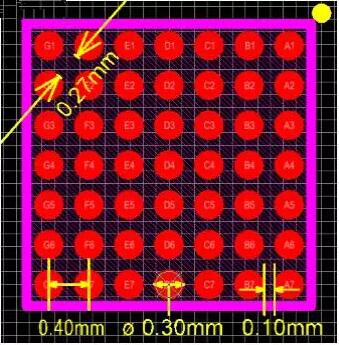 這一類BGA模塊設計已經是刷新底線，屬于最小加工能力范疇。
