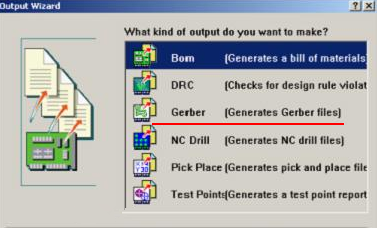 8. 檢查及初步調整后，按“Q”將單位改為“mil”，按“F、M”轉換文件，在彈出的窗口點“Next”進入圖（149），選擇“Gerber”，進入Gerber轉換操作，按“Next”進入